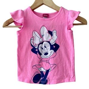 Disney Minnie Mouse Girl T-Shirt, Size 4
